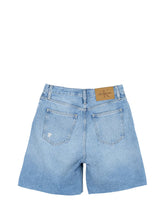 Calvin Klein Short Bermuda Donna Denim Medium - Blu